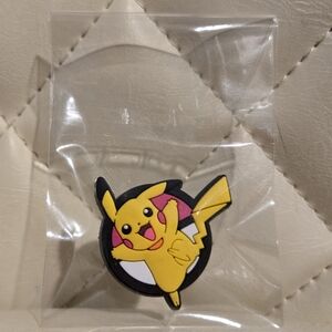 3/$10 ⚡ Pokémon Pikachu Croc Charm ✨ Action Pose Poké Ball Design